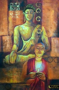 Tranh sơn dầu phật giáo 41